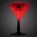 9 Oz. Glow Martini Glass - Red
